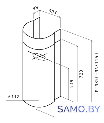 Кухонная вытяжка Elica Stone WH/A/33 (PRF0007123) - Изображение №5 — Интернет-магазин samo.by