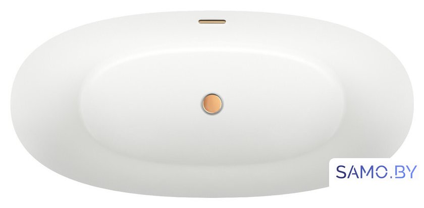 Ванна Wellsee Éclatant 159x74 231301004 (отдельностоящая ванна белый глянец, экран, ножки, сифон-автомат золото) - Изображение №4 — Интернет-магазин samo.by