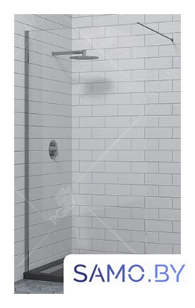 Душевая стенка RGW WA-010 351001013-11 130 (хром/прозрачное стекло) - Изображение №2 — Интернет-магазин samo.by