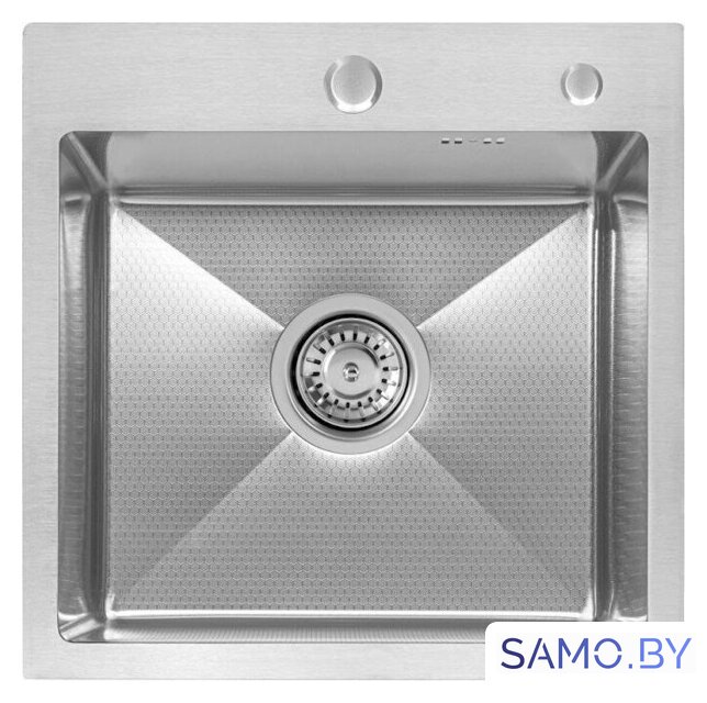 Кухонная мойка ARFEKA ECO AR 450*450 SATIN DECOR (настольная) - Изображение №2 — Интернет-магазин samo.by