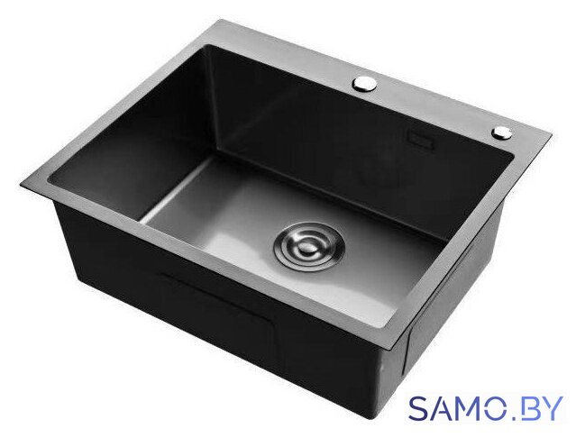 Кухонная мойка Roxen Simple 560220-55B PVD графит (с коландером и дозатором) - Изображение №5 — Интернет-магазин samo.by