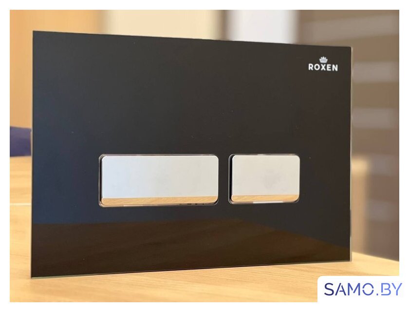 Унитаз подвесной Roxen Boro One Rimless 6 в 1 StounFix Dual Fresh 649644 (чёрное стекло) - Изображение №14 — Интернет-магазин samo.by