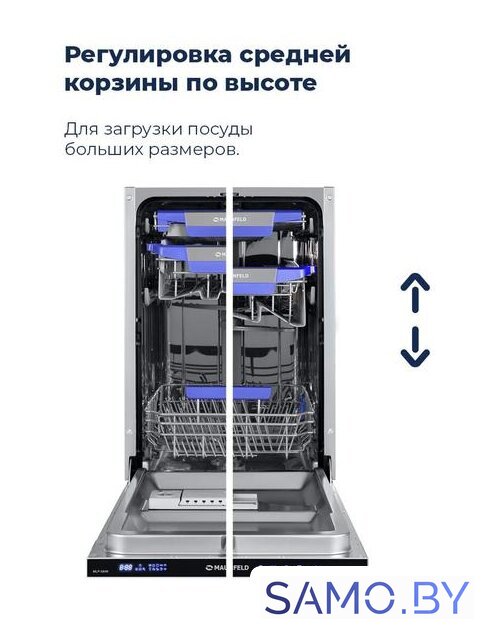 Встраиваемая посудомоечная машина MAUNFELD MLP 08IM - Изображение №22 — Интернет-магазин samo.by
