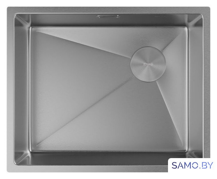 Кухонная мойка ZorG Zerox 54 U / IF Side SF Steel - Изображение №3 — Интернет-магазин samo.by