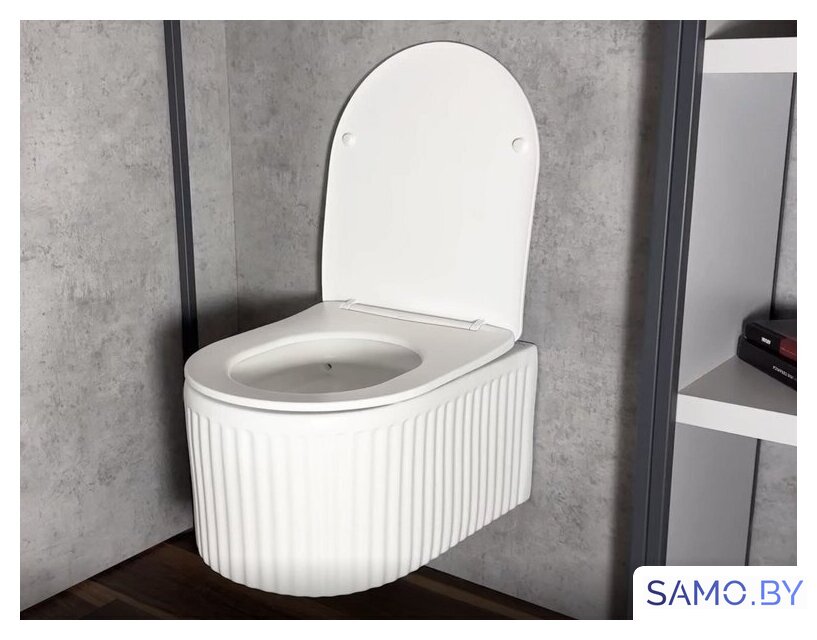 Унитаз подвесной Roxen Royal Matt в комплекте с инсталляцией StounFix Dual Fresh 6 в 1 968291 (кнопка: белый/хром) - Изображение №12 — Интернет-магазин samo.by