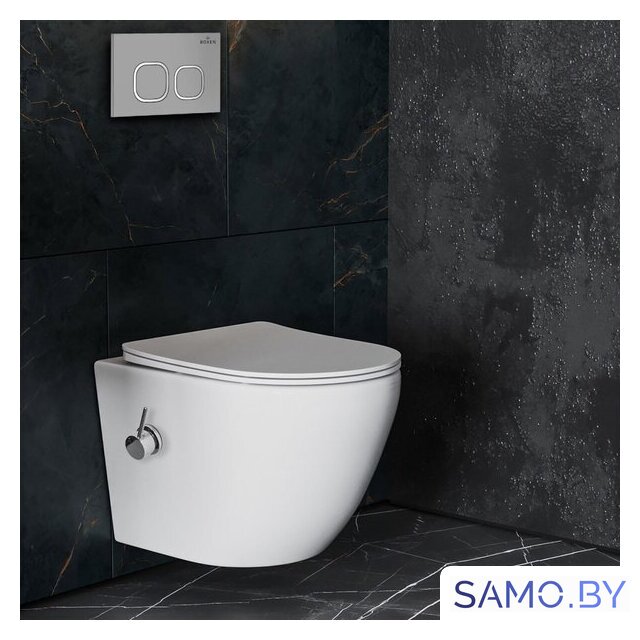 Унитаз подвесной Roxen Antares Bidet в комплекте с инсталляцией StounFix Dual Fresh 6 в 1 947524 (кнопка: хром матовый) - Изображение №10 — Интернет-магазин samo.by