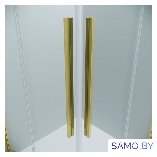 Душевая дверь Grossman Galaxy 70x195 1/2.K33.01.70.32.00 (золото сатин/прозрачное стекло) - Изображение №4 — Интернет-магазин samo.by