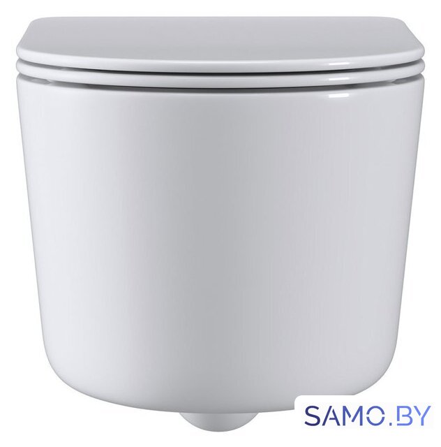 Унитаз подвесной Roxen Simple compact в комплекте с инсталляцией StounFix Dual Fresh 6 в 1 968486 (кнопка: сатин) - Изображение №5 — Интернет-магазин samo.by