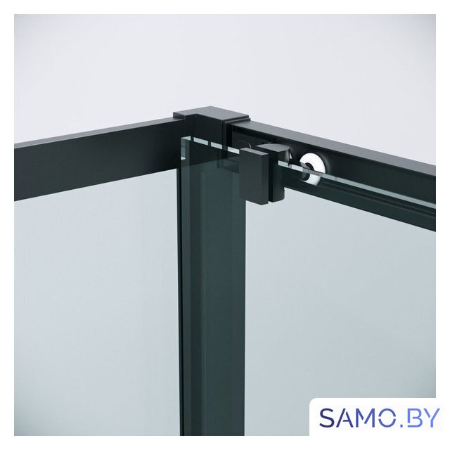 Душевой уголок Grossman Cosmo 130x80x195 120.K33.02.1380.21.00 (черный матовый/стекло прозрачное) - Изображение №4 — Интернет-магазин samo.by
