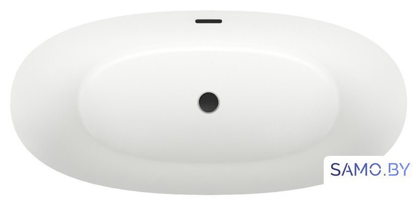 Ванна Wellsee Éclatant 159x74 231301003 (отдельностоящая ванна белый глянец, экран, ножки, сифон-автомат матовый черный) - Изображение №4 — Интернет-магазин samo.by