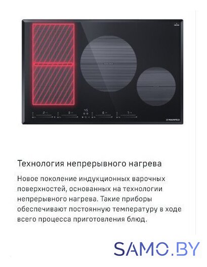 Варочная панель MAUNFELD CVI804SFDGR - Изображение №10 — Интернет-магазин samo.by