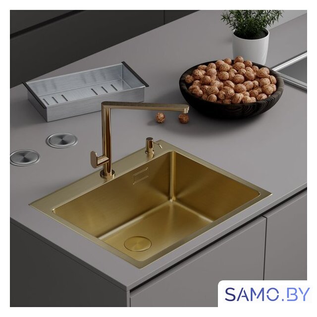 Кухонная мойка Roxen Simple 560220-60G - Изображение №1 — Интернет-магазин samo.by