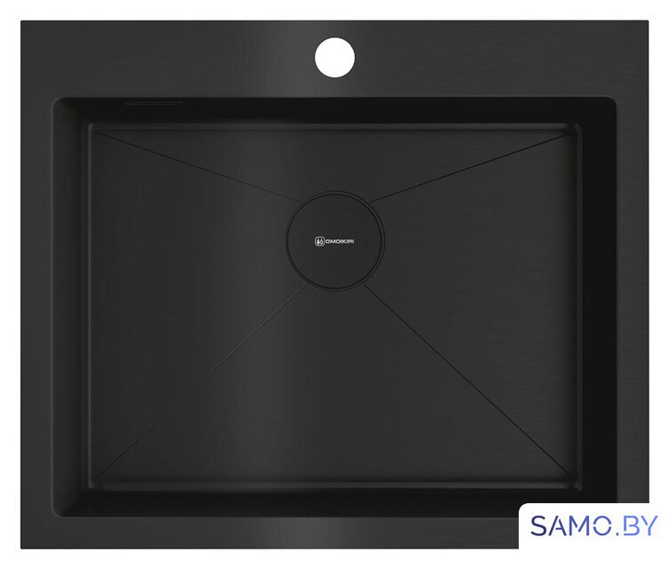 Кухонная мойка Omoikiri Akisame 59 GB (графит) - Изображение №1 — Интернет-магазин samo.by