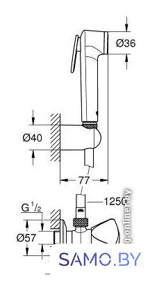 Гигиенический душ Grohe Tempesta-F Trigger Spray 30 [27514001] - Изображение №2 — Интернет-магазин samo.by