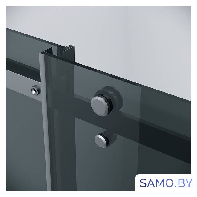 Душевой уголок Grossman Classic 100x90x195 120.K33.04.1090.21.10 (черный матовый/тонированно стекло) - Изображение №7 — Интернет-магазин samo.by