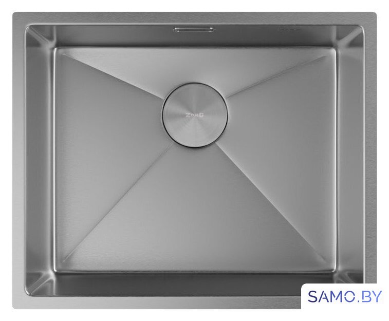 Кухонная мойка ZorG Zerox 54 U / IF Steel - Изображение №3 — Интернет-магазин samo.by