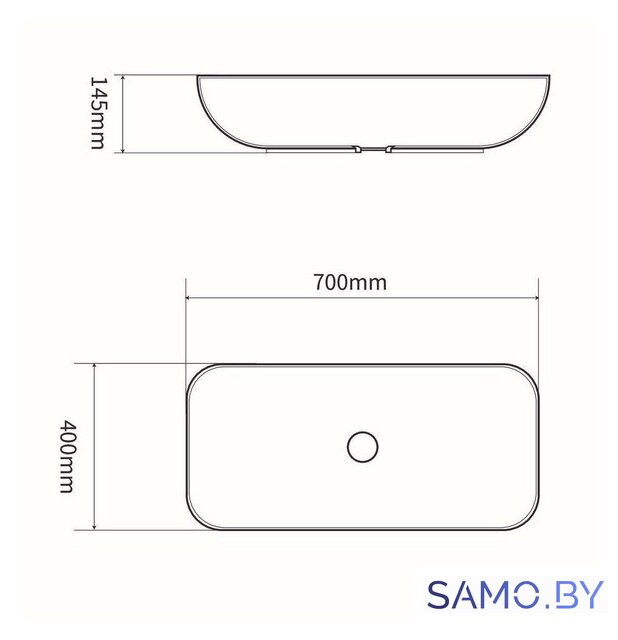 Умывальник SantiLine SL-1032 - Изображение №2 — Интернет-магазин samo.by