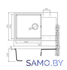 Кухонная мойка Omoikiri Daisen 78-LB-BE - Изображение №2 — Интернет-магазин samo.by