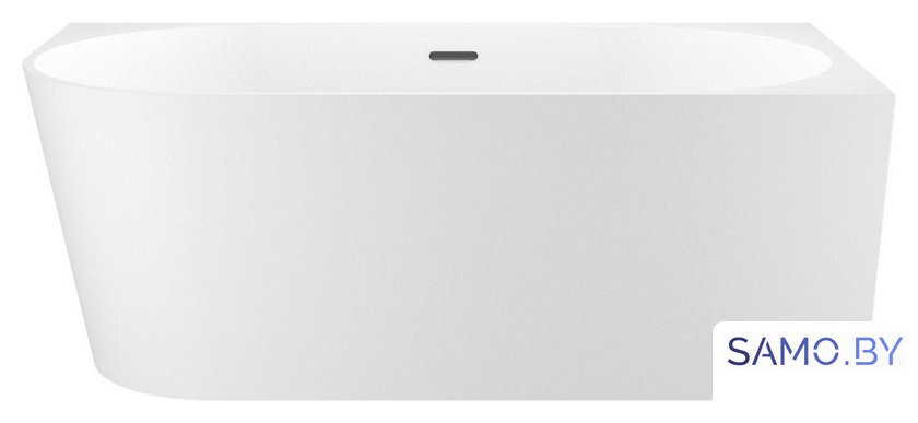 Ванна Wellsee Excellence Pro 170x75 28761103R (пристенная ванна (правая) белый глянец, экран, ножки, сифон-автомат матовый черный) - Изображение №1 — Интернет-магазин samo.by