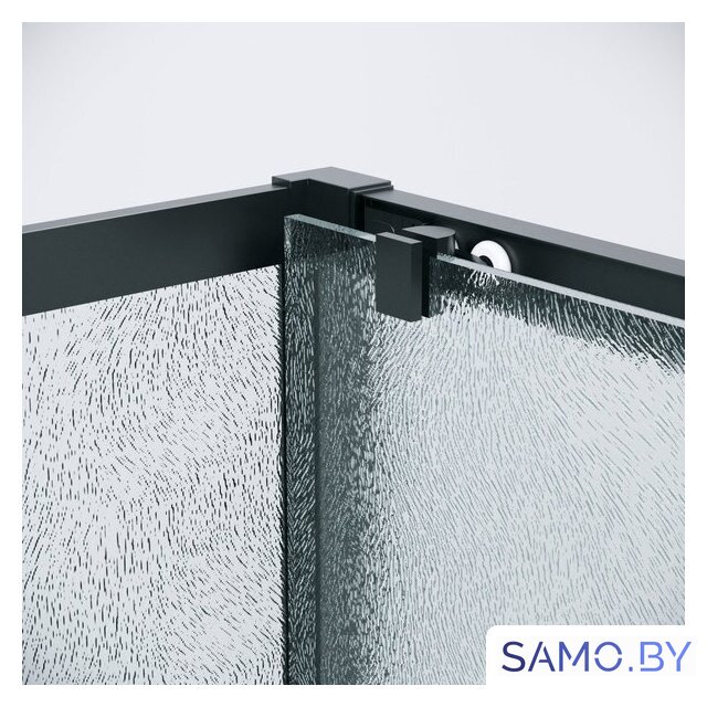 Душевой уголок Grossman Cosmo 130x80x195 120.K33.02.1380.21.02 (черный матовый/стекло шиншилла) - Изображение №4 — Интернет-магазин samo.by