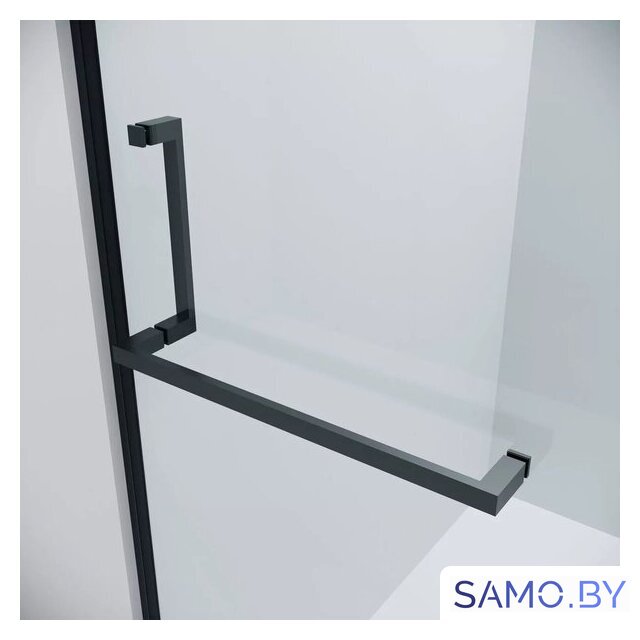 Душевой уголок Grossman Pragma 120x80x195 120.K33.03.1280.21.00 (черный матовый/прозрачное стекло) - Изображение №2 — Интернет-магазин samo.by