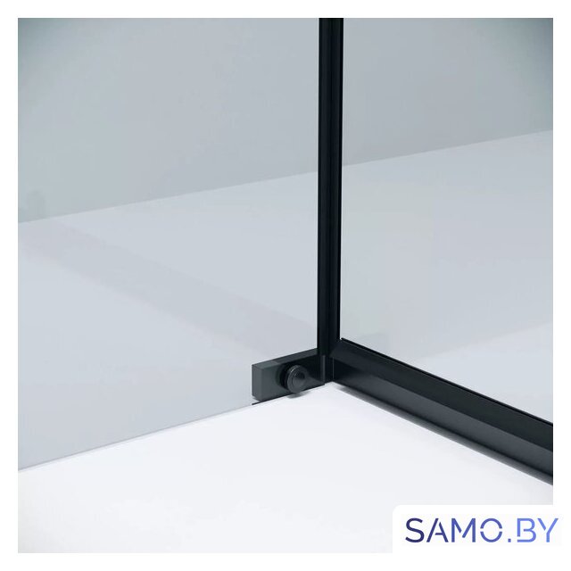 Душевой уголок Grossman Pragma 120x80x195 120.K33.03.1280.21.00 (черный матовый/прозрачное стекло) - Изображение №4 — Интернет-магазин samo.by