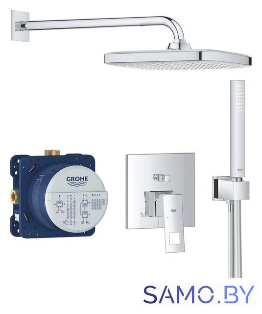 Душевая система  Grohe Eurocube 25239000 - Изображение №1 — Интернет-магазин samo.by