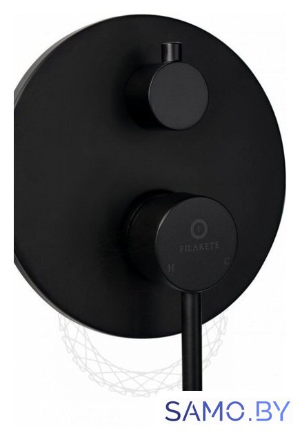 Душевая система  Filarete Roun FL1020 (черный матовый) - Изображение №4 — Интернет-магазин samo.by