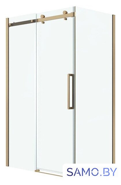 Душевой уголок Grossman Classic 100x90x195 120.K33.04.1090.32.00 (золото сатин/стекло прозрачное) - Изображение №1 — Интернет-магазин samo.by