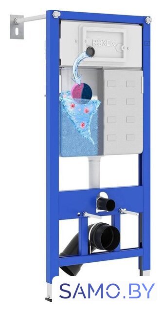 Унитаз подвесной Roxen StounFix Slim 966617 - Изображение №2 — Интернет-магазин samo.by