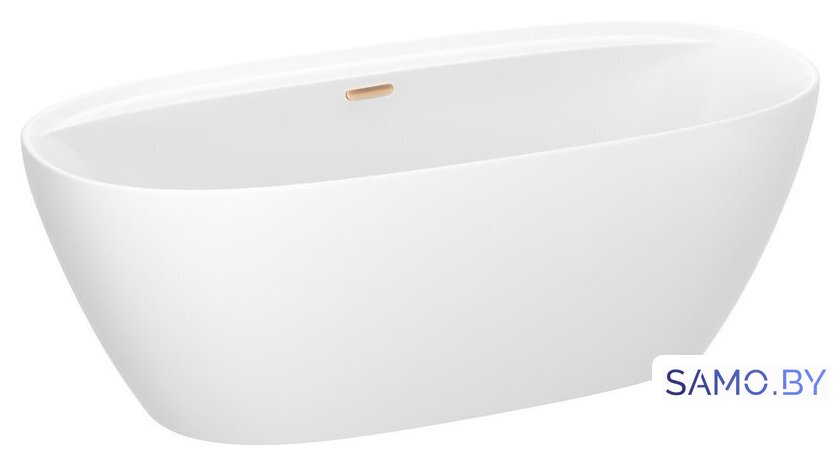 Ванна Wellsee Pro Line 170x80 28750104R (отдельностоящая ванна белый глянец, экран, ножки, сифон-автомат золото) - Изображение №2 — Интернет-магазин samo.by