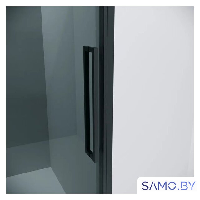 Душевой уголок Grossman Cosmo 110x100x195 120.K33.02.1110.21.10 (черный матовый/стекло тонированное) - Изображение №2 — Интернет-магазин samo.by