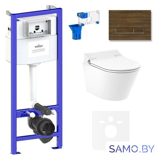 Унитаз подвесной Lavinia Boho Smart V-Clean 7 в 1 87561187 - Изображение №1 — Интернет-магазин samo.by