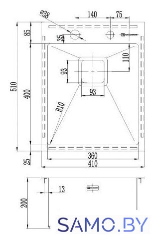 Кухонная мойка Omoikiri Akisame 41-GM [4993094] - Изображение №2 — Интернет-магазин samo.by