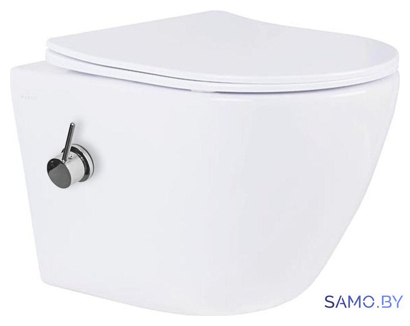 Унитаз подвесной Roxen Antares Bidet в комплекте с инсталляцией StounFix Dual Fresh 6 в 1 868484 (кнопка: золото глянцевая) - Изображение №6 — Интернет-магазин samo.by