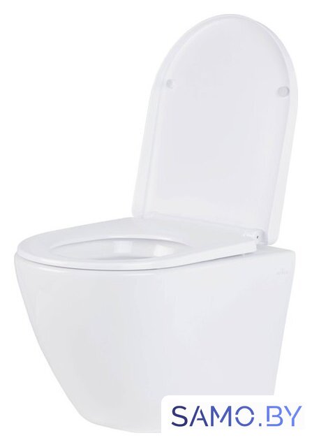 Унитаз подвесной Roxen Antares в комплекте с инсталляцией StounFix Dual Fresh 6 в 1 968050 (кнопка: брашированное золото) - Изображение №4 — Интернет-магазин samo.by