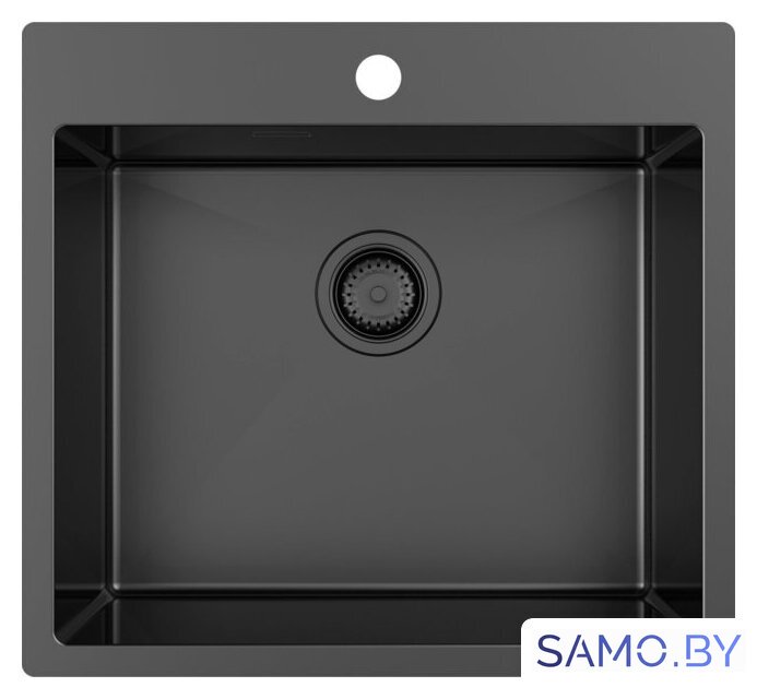 Кухонная мойка ZorG ZRN 5055 Premium PVD Gunblack - Изображение №1 — Интернет-магазин samo.by