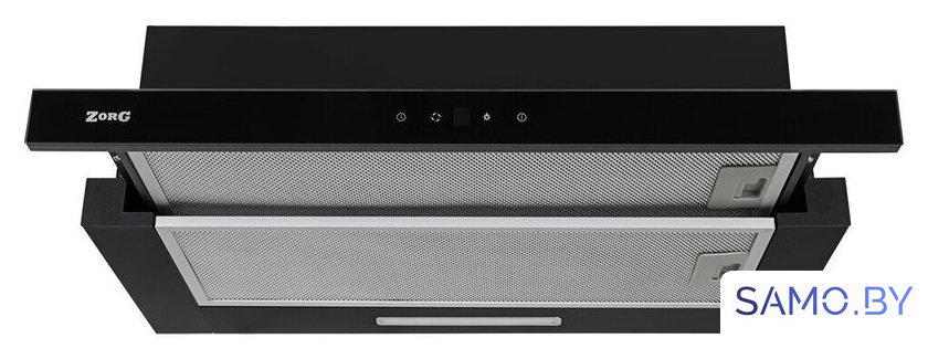 Кухонная вытяжка ZorG Slim 1030 60 S (черный) - Изображение №2 — Интернет-магазин samo.by