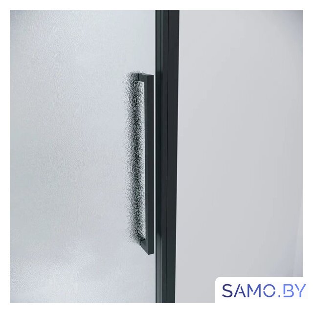 Душевой уголок Grossman Cosmo 110x100x195 120.K33.02.1110.21.02 (черный матовый/стекло шиншилла) - Изображение №2 — Интернет-магазин samo.by