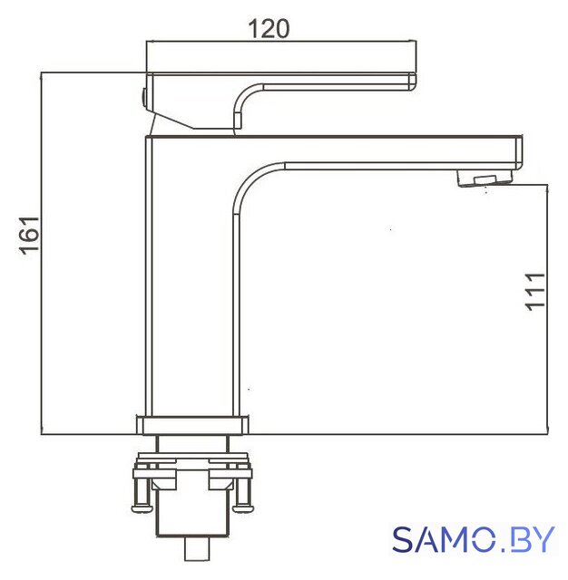 Смеситель Gappo G1018-1 - Изображение №2 — Интернет-магазин samo.by