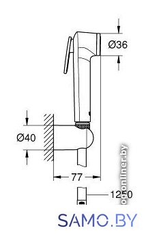 Гигиенический душ Grohe Tempesta-F Trigger Spray 30 [27812IL1] - Изображение №2 — Интернет-магазин samo.by