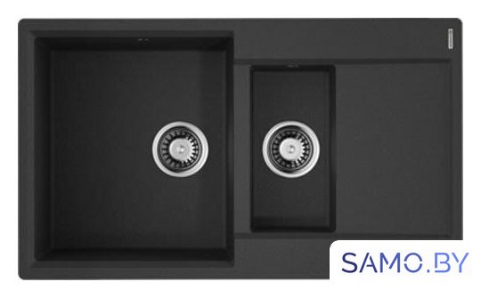 Кухонная мойка Omoikiri Daisen 86-2-BL (черный) - Изображение №1 — Интернет-магазин samo.by
