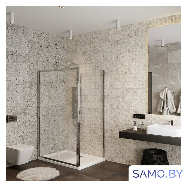 Душевой уголок Roxen Caspia 55060-100 100х80 - Изображение №5 — Интернет-магазин samo.by