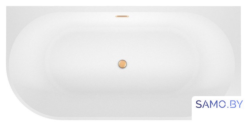 Ванна Wellsee Excellence Pro 150x73 28761004R (пристенная ванна (правая) белый глянец, экран, ножки, сифон-автомат золото) - Изображение №4 — Интернет-магазин samo.by