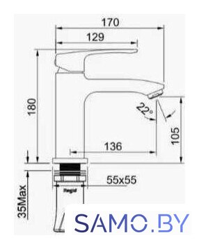 Смеситель Raglo R01.10 - Изображение №13 — Интернет-магазин samo.by