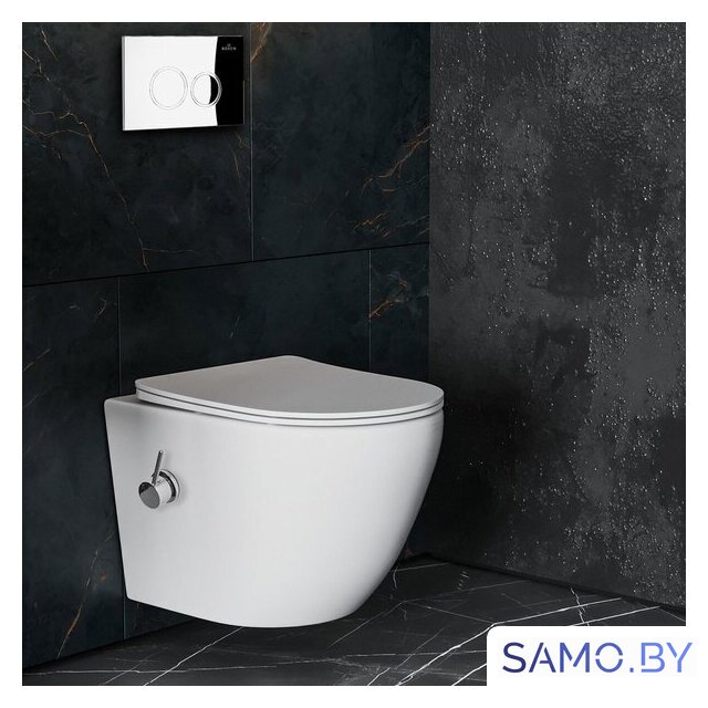 Унитаз подвесной Roxen Antares Bidet в комплекте с инсталляцией StounFix Dual Fresh 6 в 1 926249 (кнопка: хром глянец) - Изображение №11 — Интернет-магазин samo.by