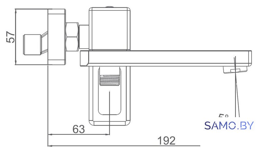 Смеситель Gappo G3217-9 - Изображение №2 — Интернет-магазин samo.by