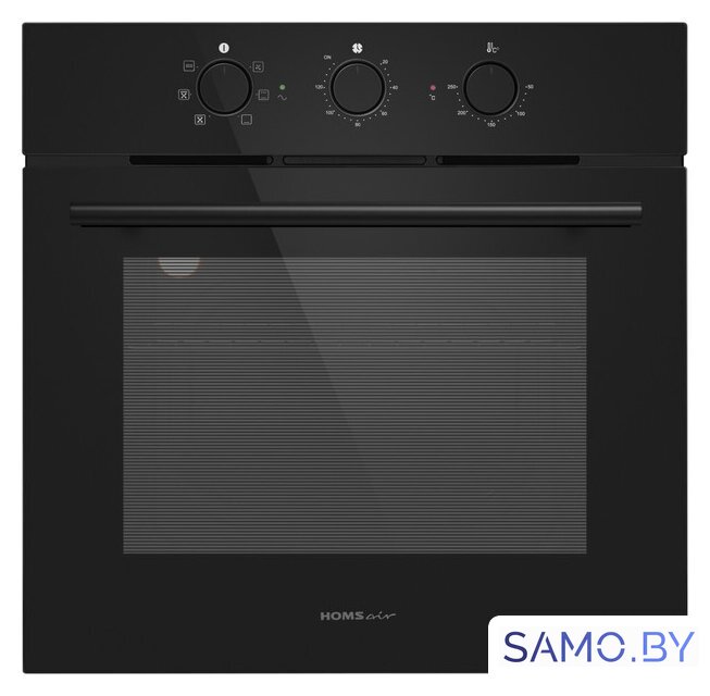 Электрический духовой шкаф HOMSair OEF606BK2 - Изображение №1 — Интернет-магазин samo.by