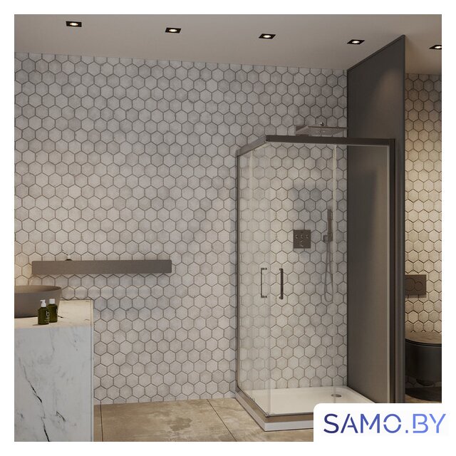 Душевой уголок Roxen Caspia 55060-90 90х90 - Изображение №3 — Интернет-магазин samo.by