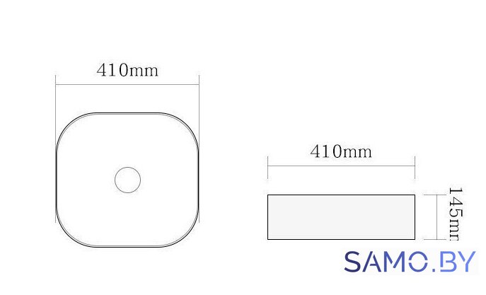 Умывальник SantiLine SL-1106MB - Изображение №2 — Интернет-магазин samo.by
